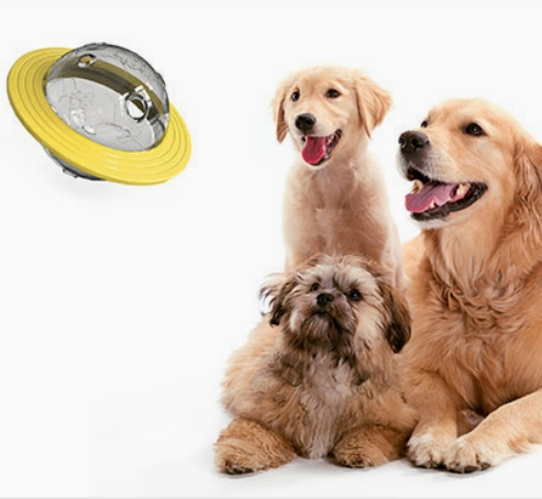 Multifunctional Food Dispensing ABS Pet Puzzle Toy with Slow Feeder Function for Dogs and Cats