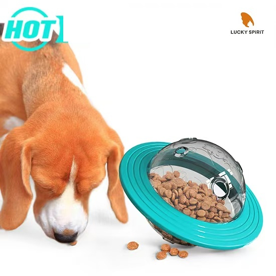 Multifunctional Food Dispensing ABS Pet Puzzle Toy with Slow Feeder Function for Dogs and Cats