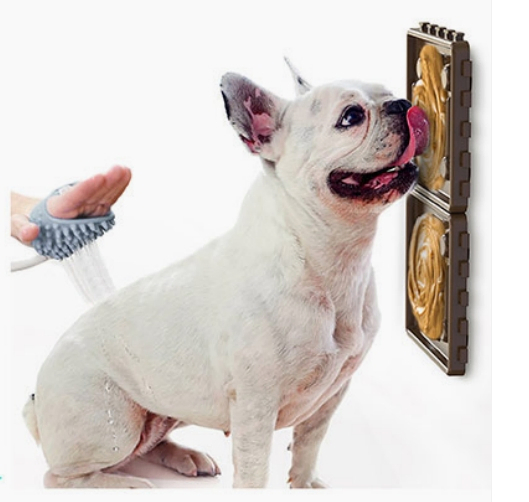 Multifunctional Detachable Licking Mat for Dogs with Non-Slip Suction Cup - Dog Lickimat Puzzle Toy