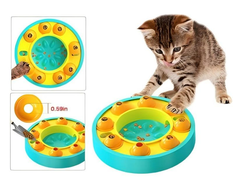 Extremely Durable Slow Feed Bowl Puzzle Toy with Easy to Clean Design and Slow Feeding Function