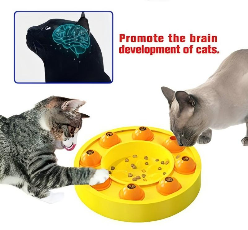 Extremely Durable Slow Feed Bowl Puzzle Toy with Easy to Clean Design and Slow Feeding Function