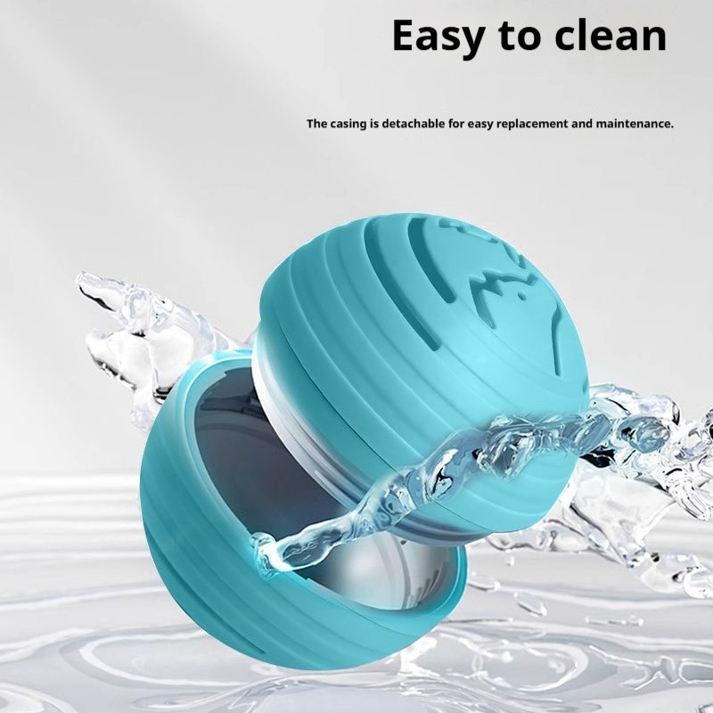 Durable Silicone Automatic Bouncing Rechargeable Interactive Pet Toy Ball for Cats and Dogs