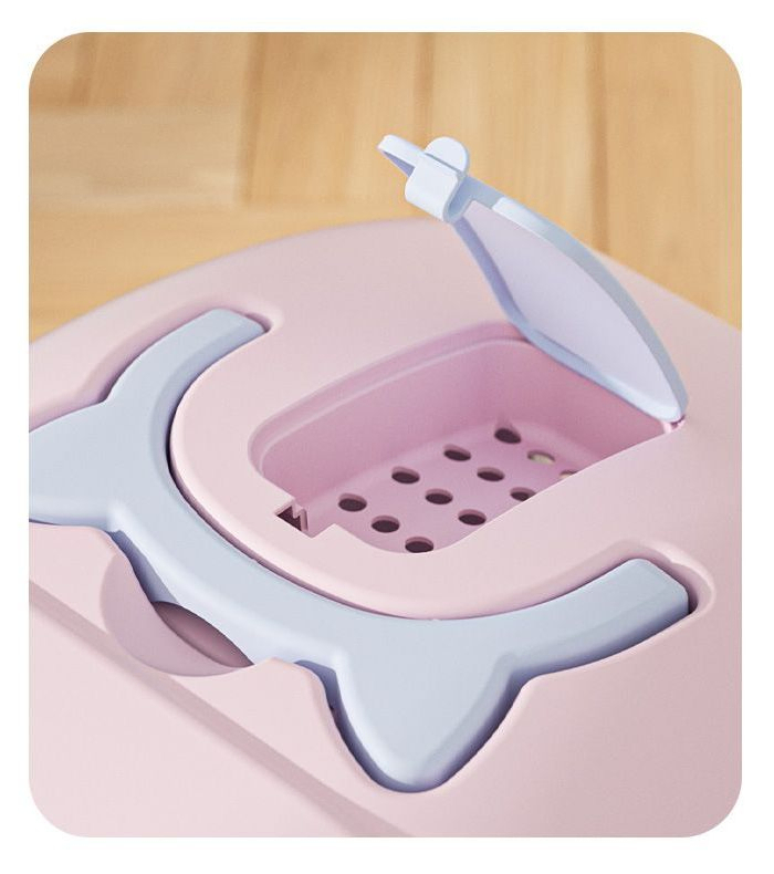 Enclosed Cat Litter Box with Spacious Design and Easy to Clean Odor-Proof Pet Litter Box