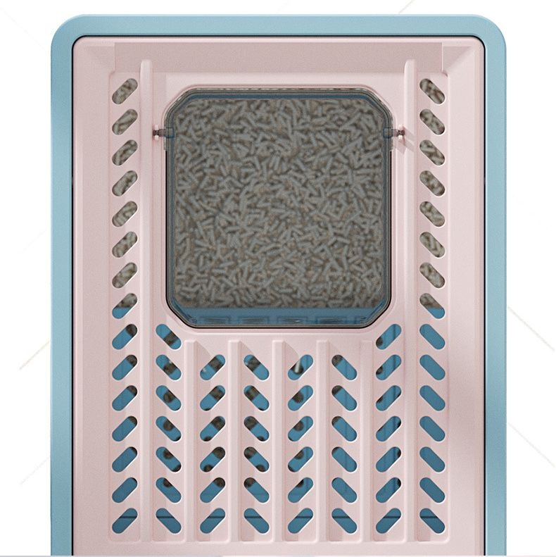 Foldable and Portable Enclosed Cat Litter Box with Easy to Clean Spacious Design
