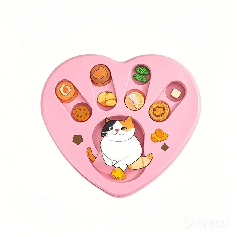 Plastic Material Pet Puzzle Toy with 270g Net Weight and OEM Available Interactive Feeder