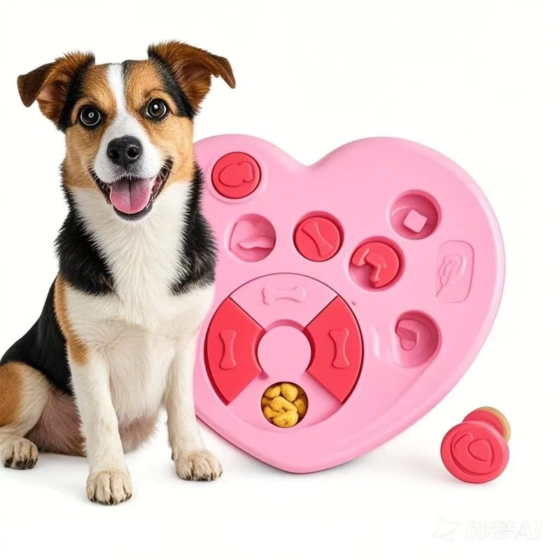 Plastic Material Pet Puzzle Toy with 270g Net Weight and OEM Available Interactive Feeder
