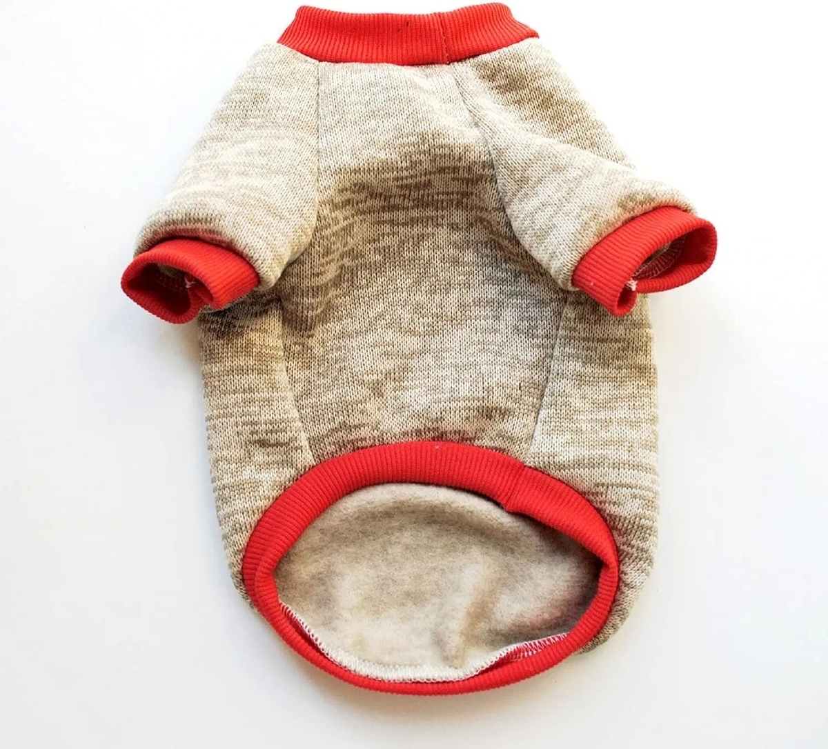 Winter Dog Fleece Sweater - Customizable Sizes for Warmth and Comfort