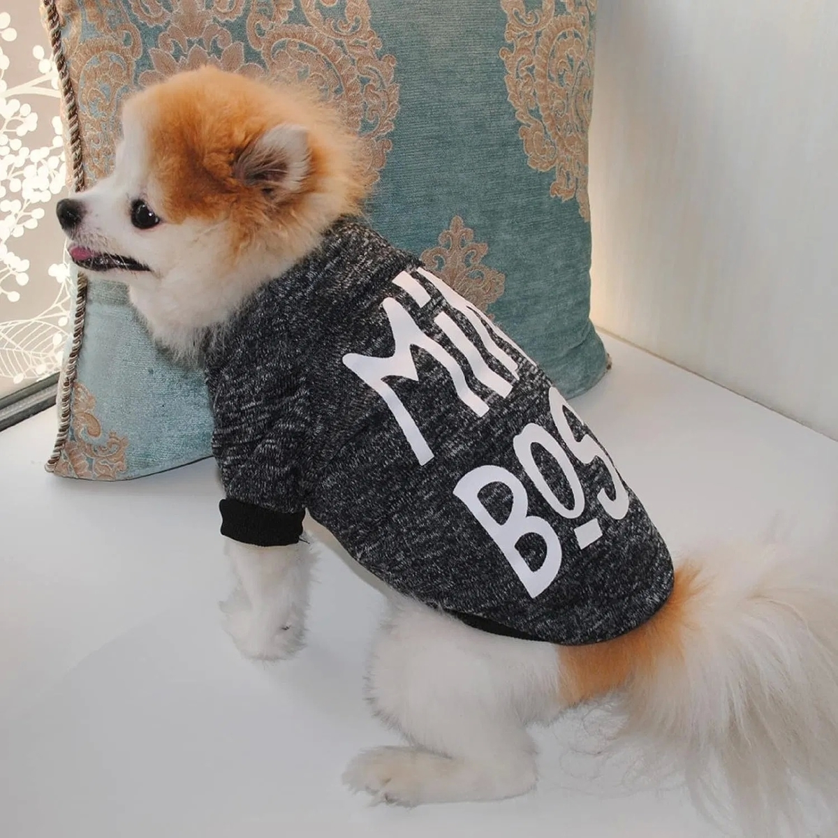 Winter Dog Fleece Sweater - Customizable Sizes for Warmth and Comfort