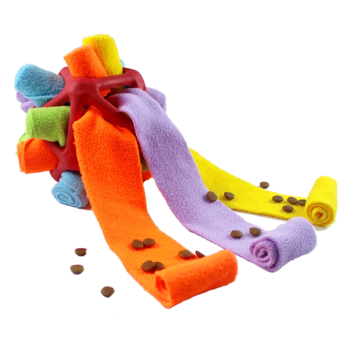 Extremely Durable and Easy to Clean Noise-Free Snuffle Ball Interactive Dog Toy for Small and Medium Dogs
