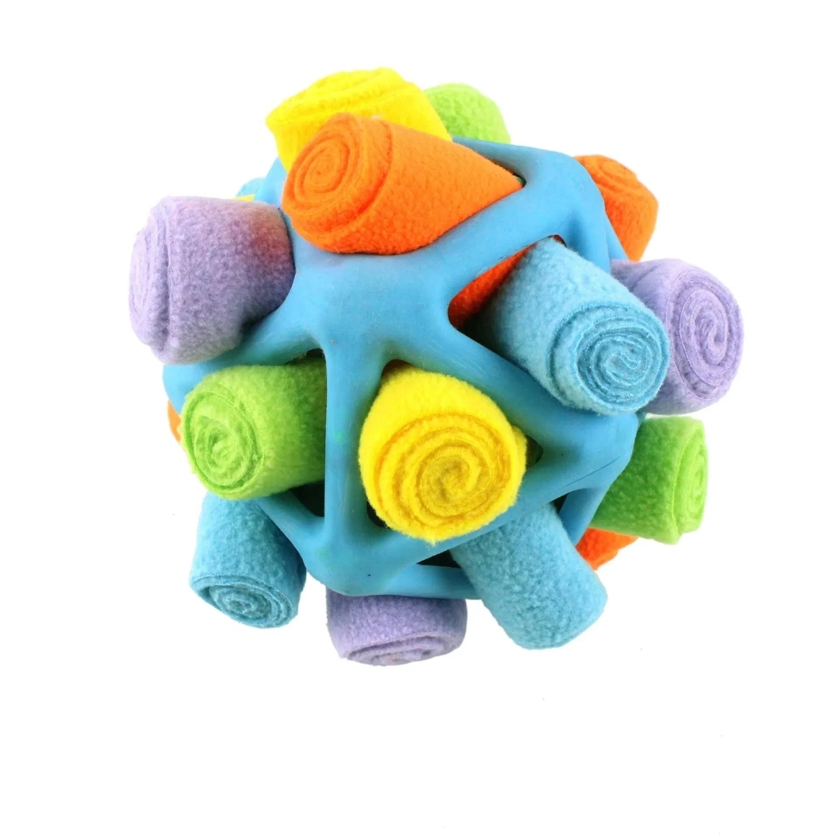 Extremely Durable and Easy to Clean Noise-Free Snuffle Ball Interactive Dog Toy for Small and Medium Dogs