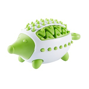 Hedgehog-Shaped Pet Chew Toy with TPR Material for Teeth Cleaning and Interactive Games