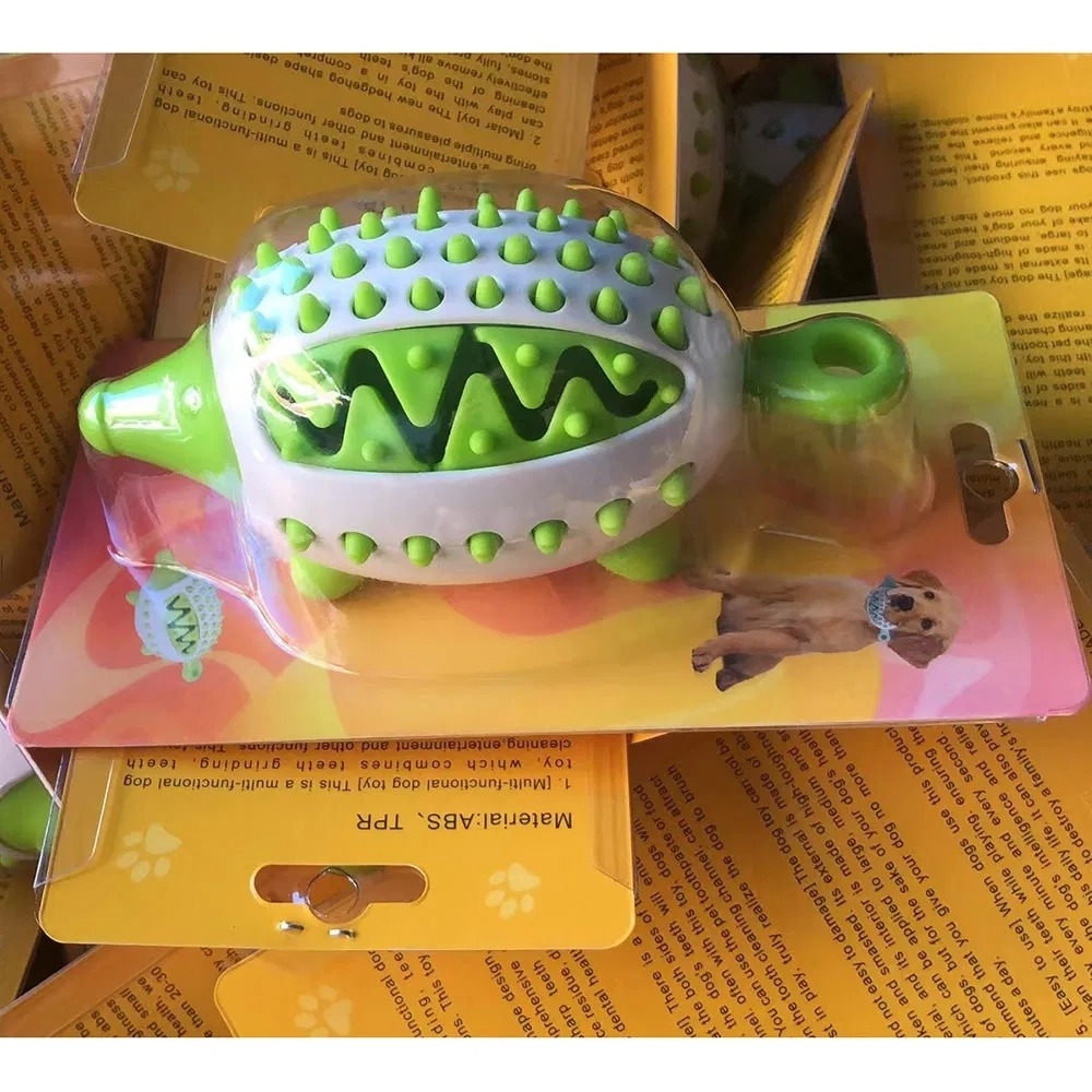 Hedgehog-Shaped Pet Chew Toy with TPR Material for Teeth Cleaning and Interactive Games