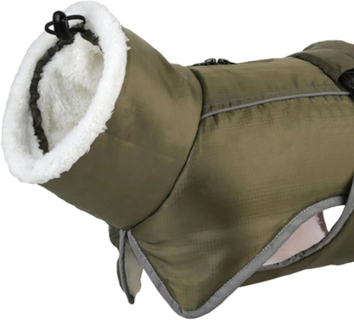 Waterproof Warm Dog Coat with Adjustable Belt for Cold Weather Protection