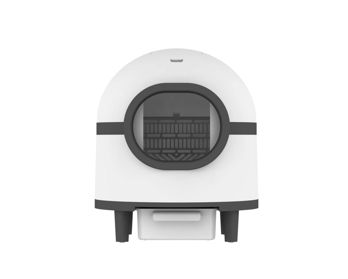 Intelligent Automatic Self-cleaning Cat Litter Box with Smart APP Online Management Real-Time Odor Monitoring and Auto Record of Toileting Times