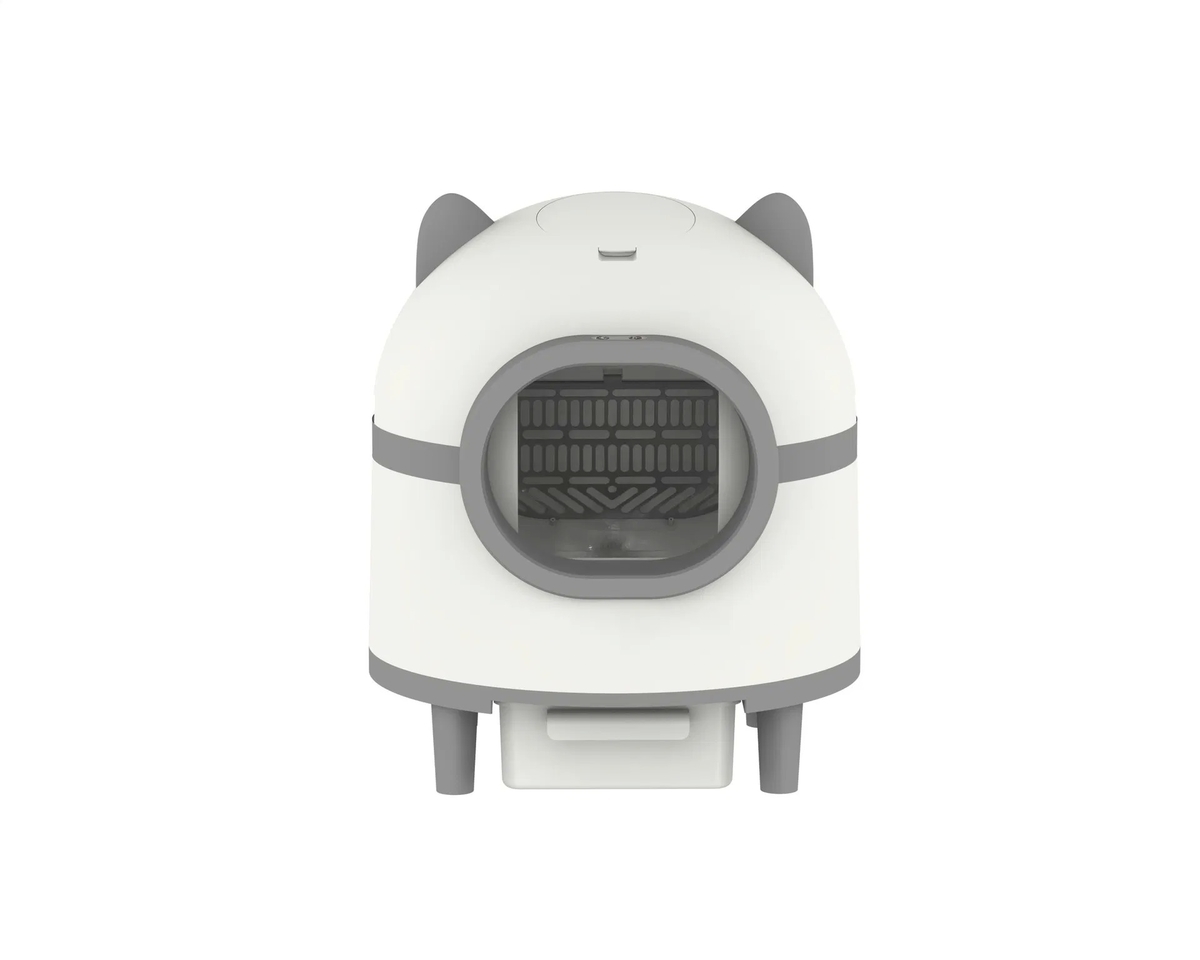 Intelligent Automatic Self-cleaning Cat Litter Box with Smart APP Online Management Real-Time Odor Monitoring and Auto Record of Toileting Times