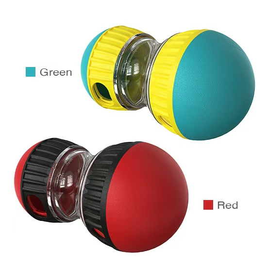 Durable PP+ABS Dog Puzzle Toy and Treat Dispenser with Two Colors Available and OEM Options