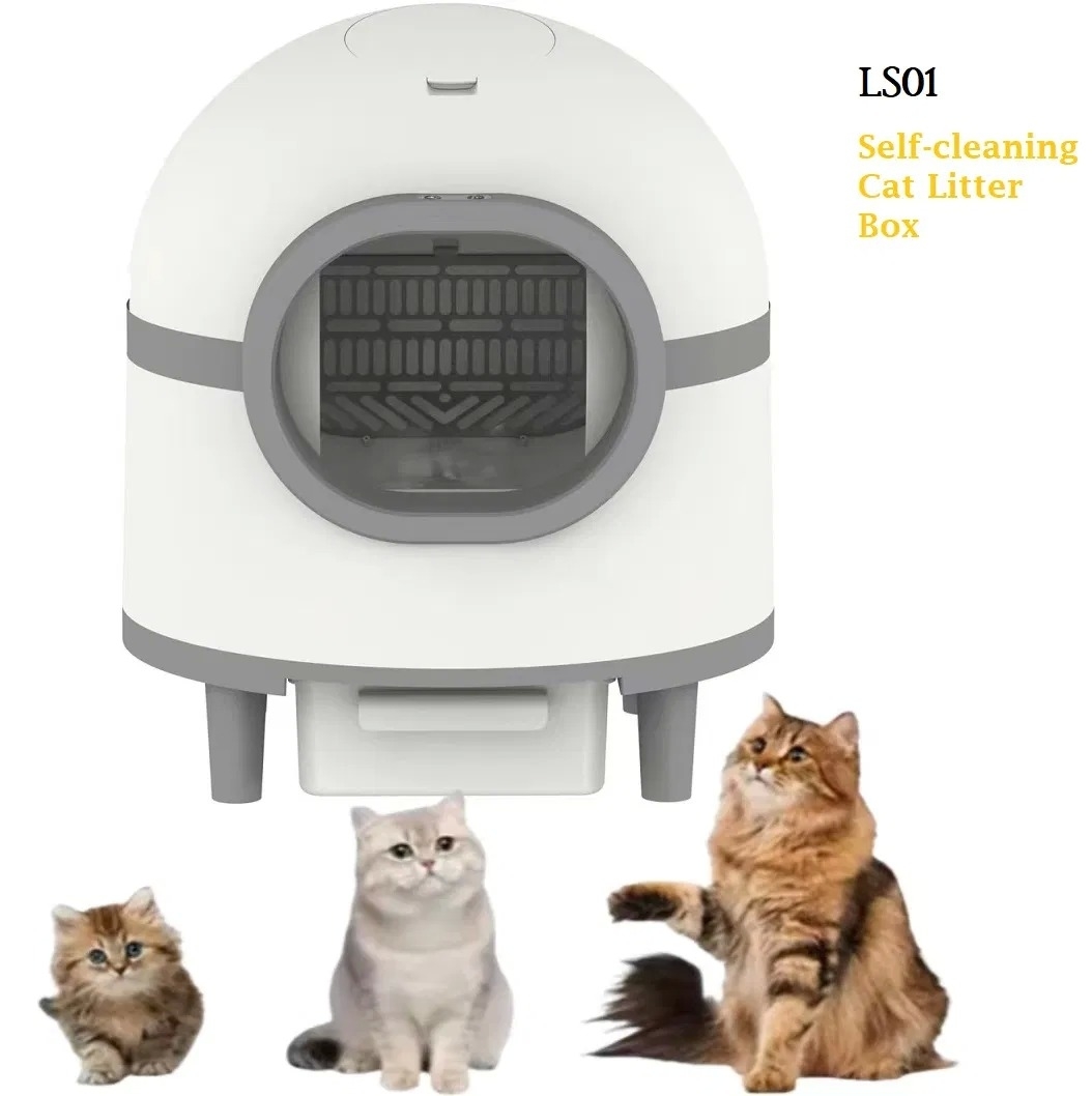Smart APP-Controlled Automatic Self-Cleaning Cat Litter Box with Real-Time Odor Monitoring and Auto Record of Toileting Times
