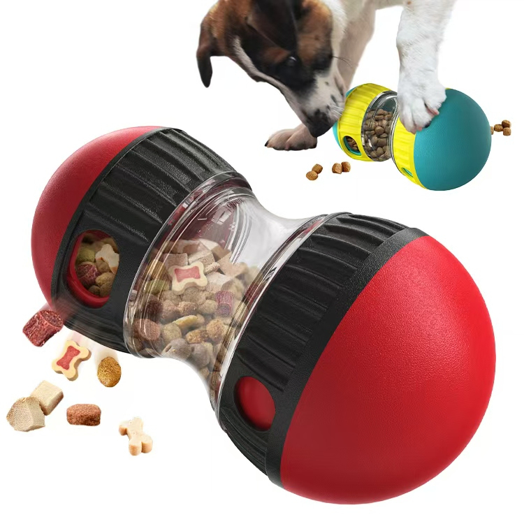 Durable PP+ABS Dog Puzzle Toy and Treat Dispenser with Two Colors Available and OEM Options
