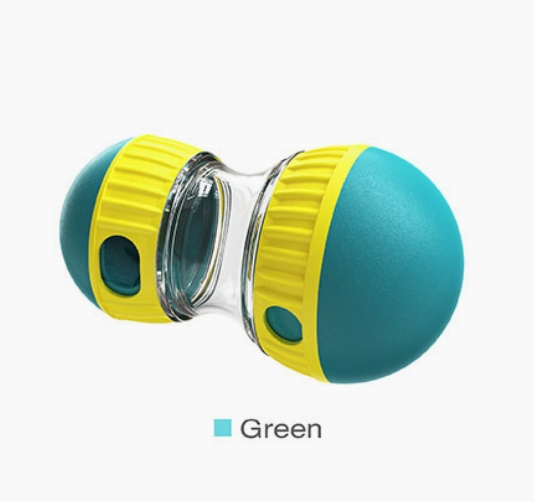 Durable PP+ABS Dog Puzzle Toy and Treat Dispenser with Two Colors Available and OEM Options