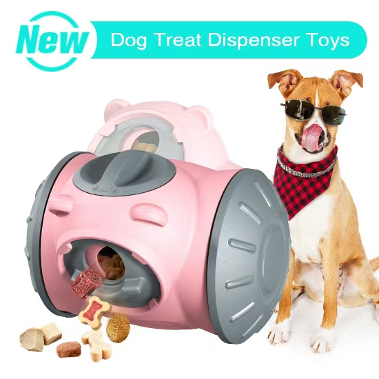 Plastic Dog Puzzle Feeder with Two Colors and Slow Feeding Function for Pets