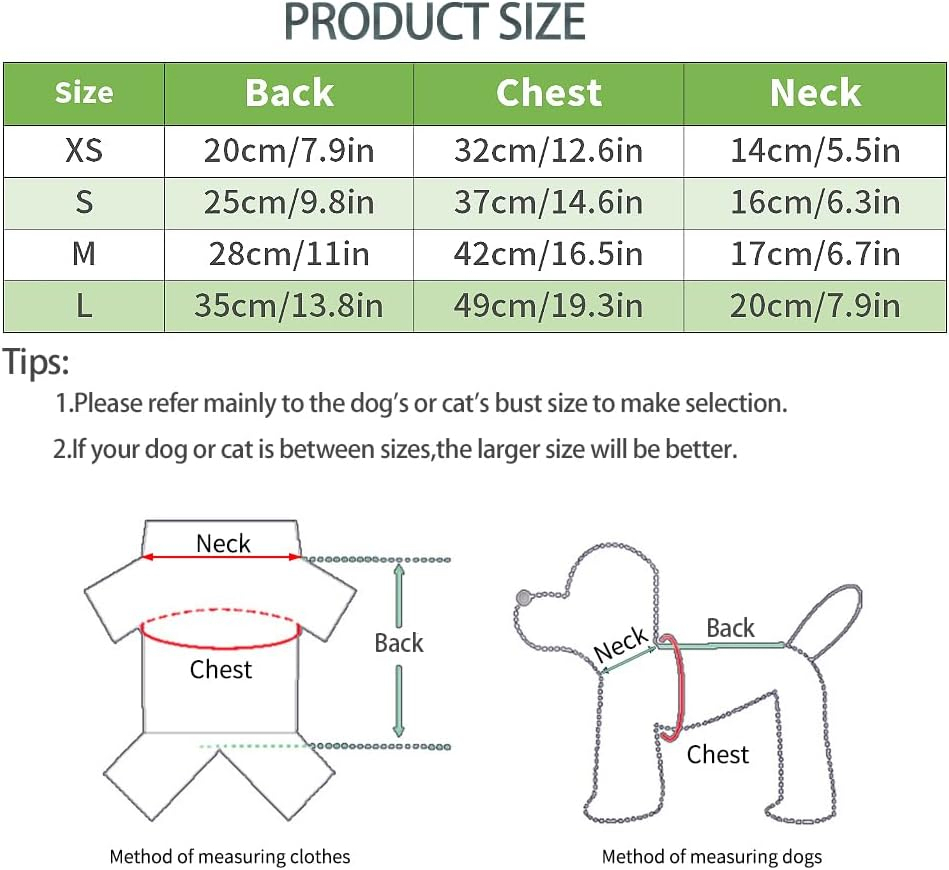 Warm High Neck Dog Sweater in Soft Cotton Material with Multiple Sizes for Small to Large Dogs