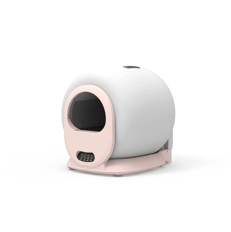 Smart APP Remote Control Automatic Self-Cleaning Cat Litter Box with Real-Time Odor Monitoring and Auto Record of Toileting Times