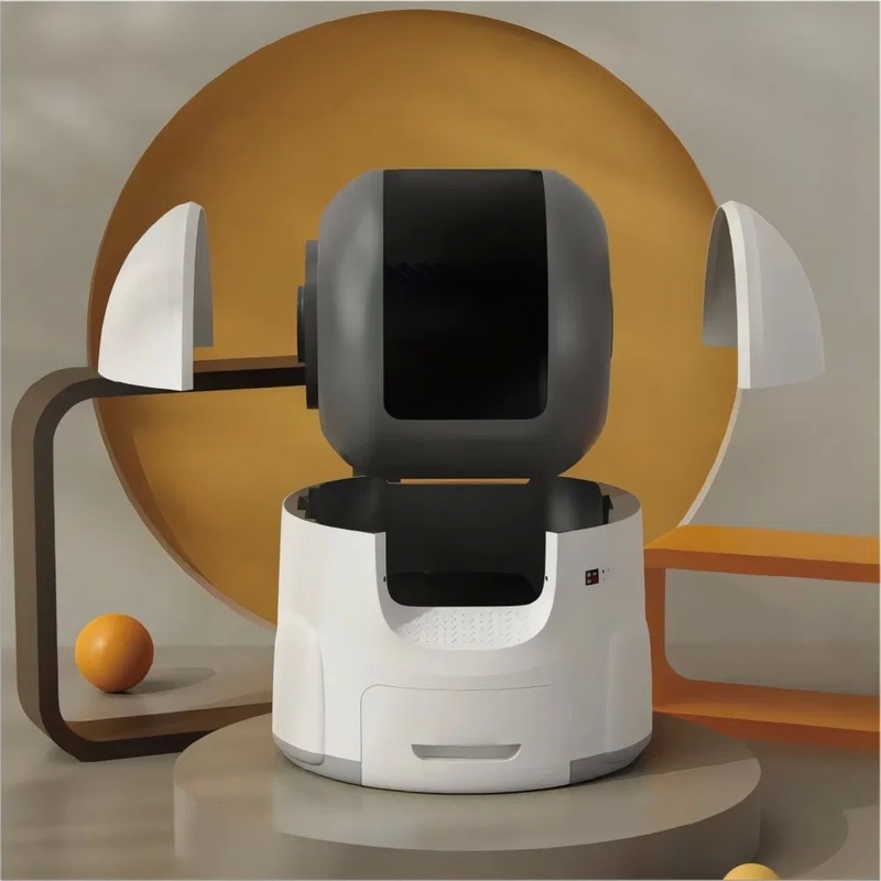 OEM/ODM APP Remote Control Automatic Cat Litter Box with Real-Time Odor Monitoring and Auto Record of Toileting Times