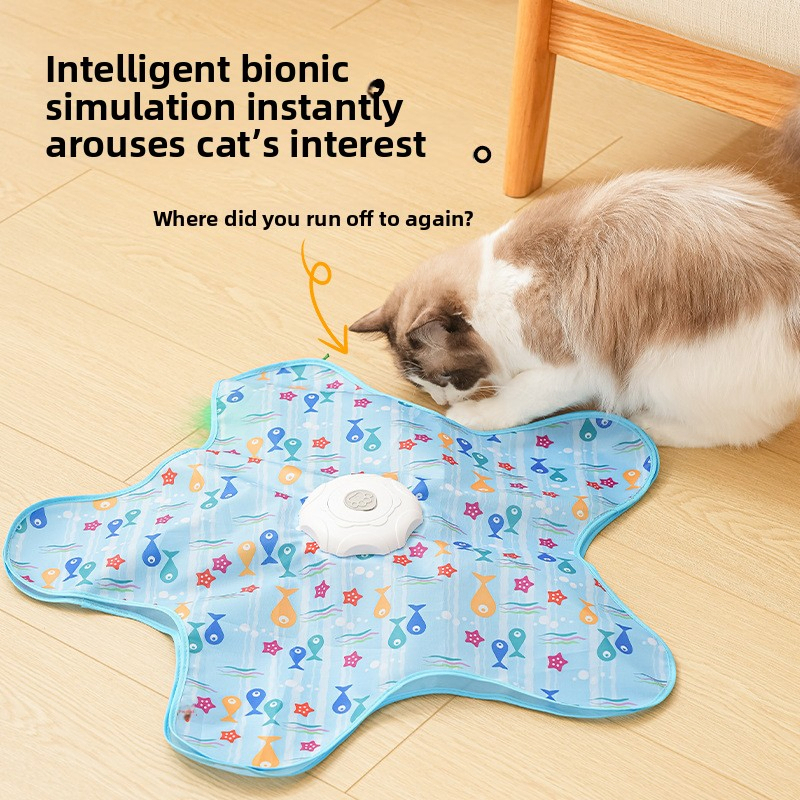 Intelligent Rotating Self-Entertaining Boredom-Relieving Electric Automatic Cat Toy Interactive Pet Toy