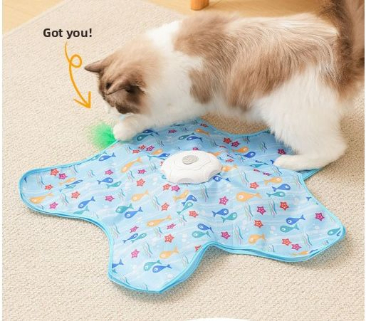 Intelligent Rotating Self-Entertaining Boredom-Relieving Electric Automatic Cat Toy Interactive Pet Toy