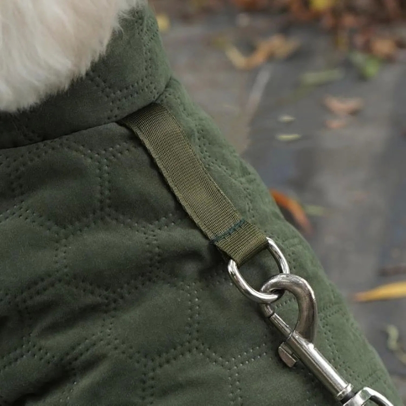 Windproof Waterproof Dog Winter Coat with Warm Fleece Lining for Puppies and Dogs