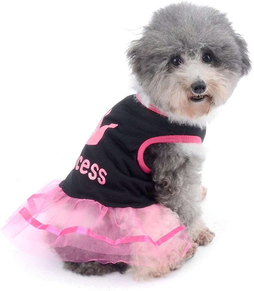 Small Dog Pet Skirt with Plaid Style and Polyester Fabric for Winter Season Chihuahua Clothes