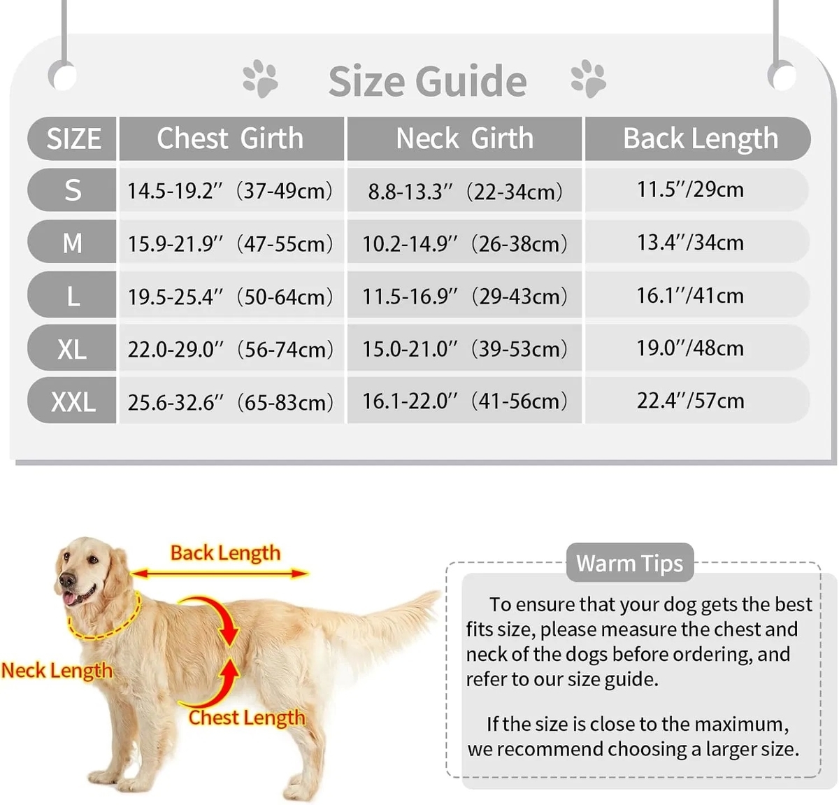 Reversible Windproof Dog Winter Coat with Multi Sizes for Cold Weather Protection