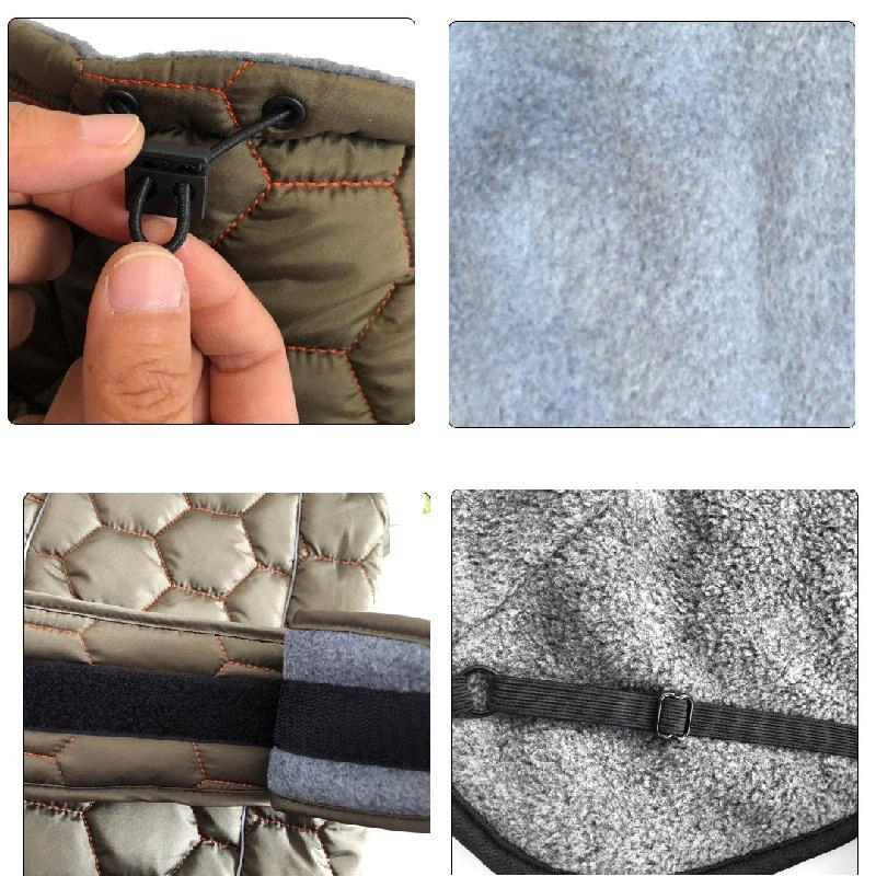 Cold Weather Protection Dog Coat with Additional Layers and Waterproof Design for Winter Warmth