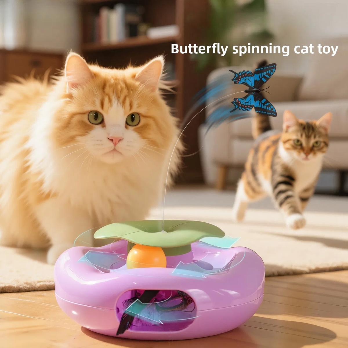 Automatic Electric Interactive Cat Toy with Engaging Playtime for Safe Pet Entertainment