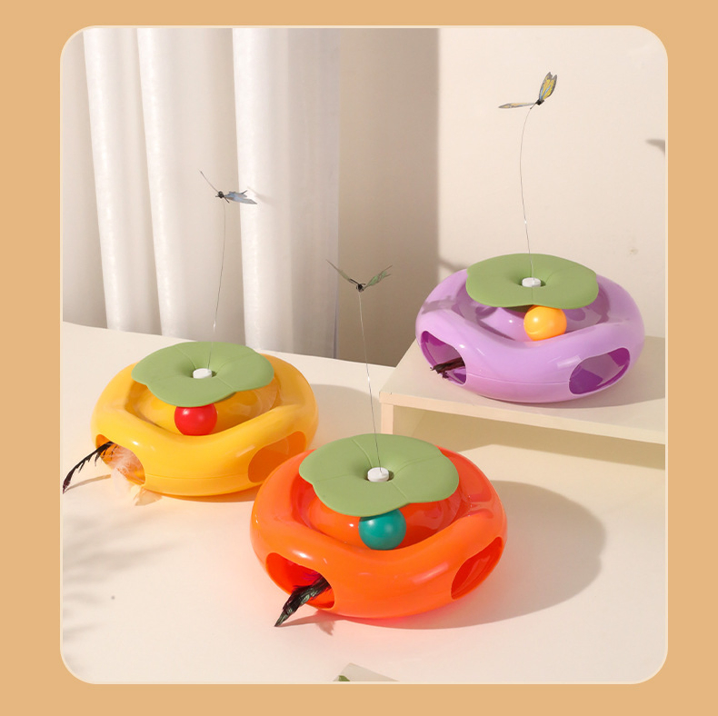 Automatic Electric Interactive Cat Toy with Engaging Playtime for Safe Pet Entertainment