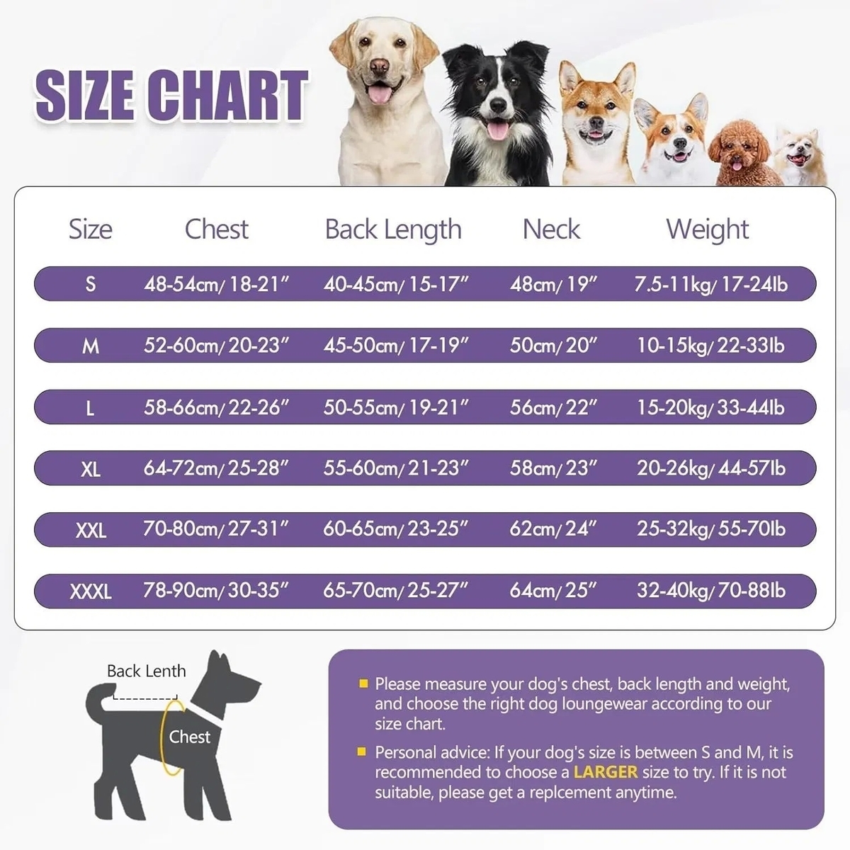 Waterproof Dog Coat with Adjustable Fit and Reflective Strip for Small Medium Dogs