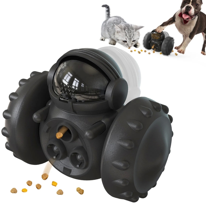 Bite Resistant Medium Size Plastic Interactive Dog Toy Slow Feeder Treat Dispensing Toy