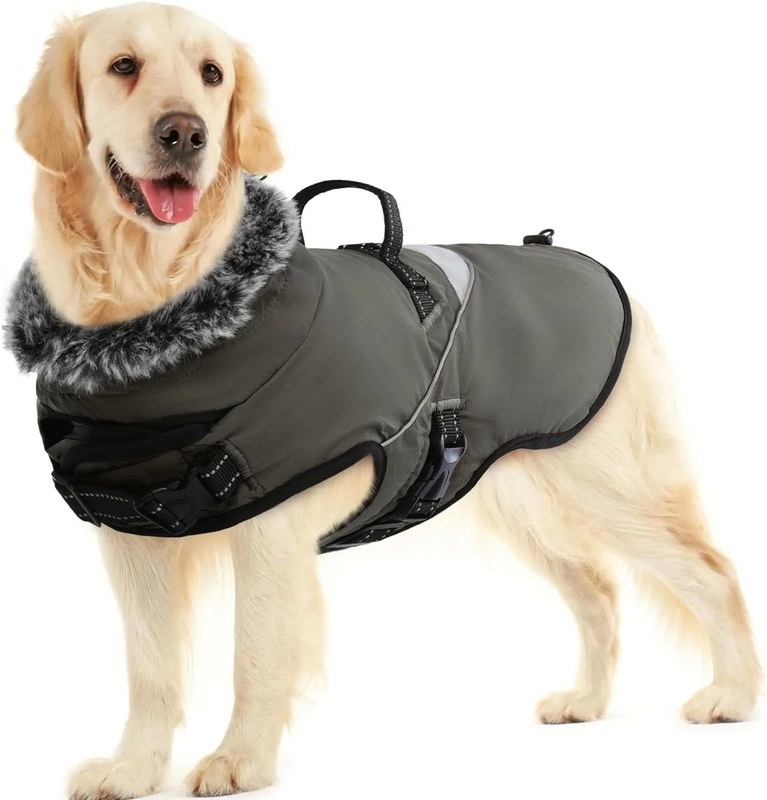 Waterproof Adjustable Reflective Dog Coat Winter Jacket for Small Medium Large Dogs