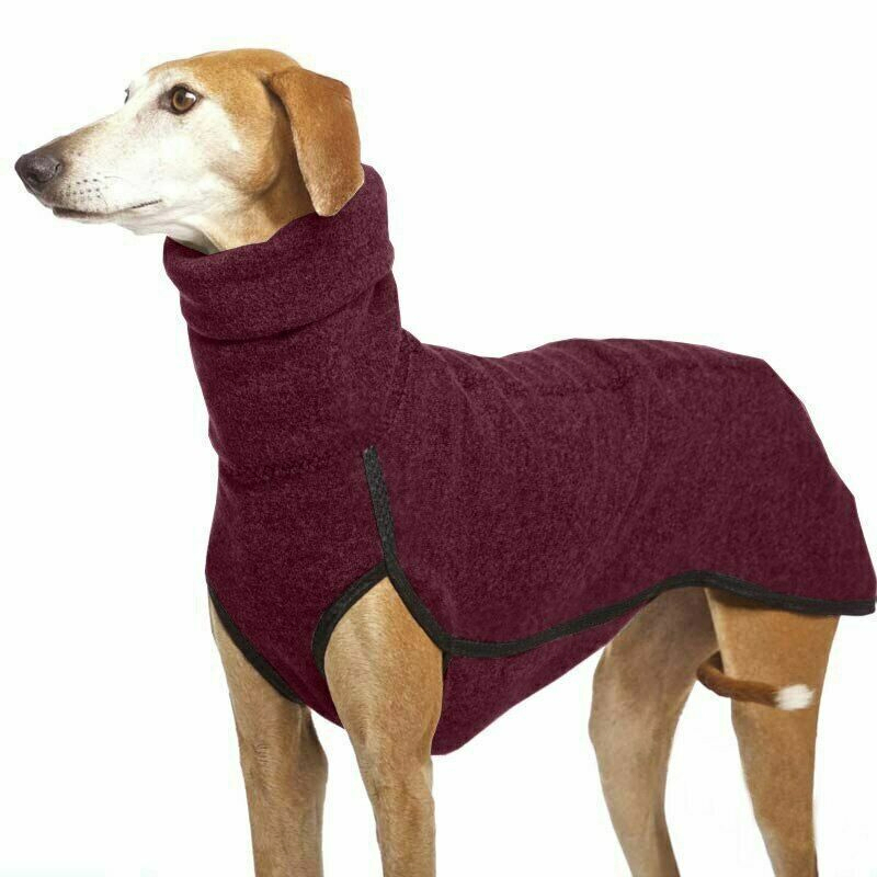 Winter Warm Fleece Material Dog Jumpsuit with Reflective Edge Tape for Cold Weather Pet Coat