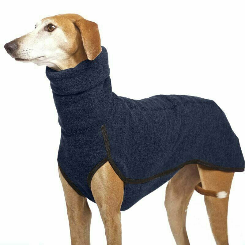 Winter Warm Fleece Material Dog Jumpsuit with Reflective Edge Tape for Cold Weather Pet Coat