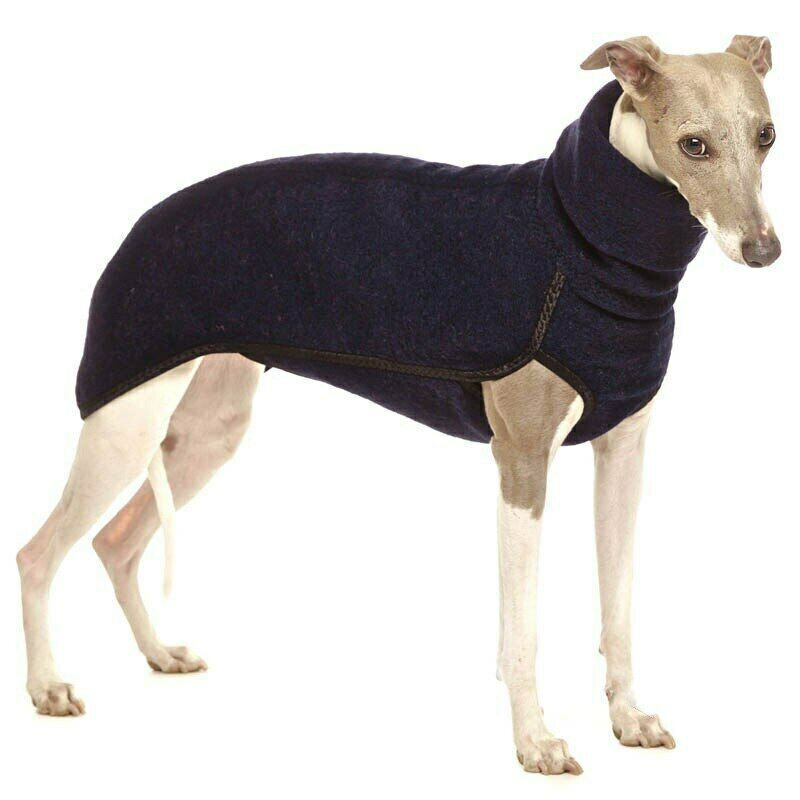 Winter Warm Fleece Material Dog Jumpsuit with Reflective Edge Tape for Cold Weather Pet Coat