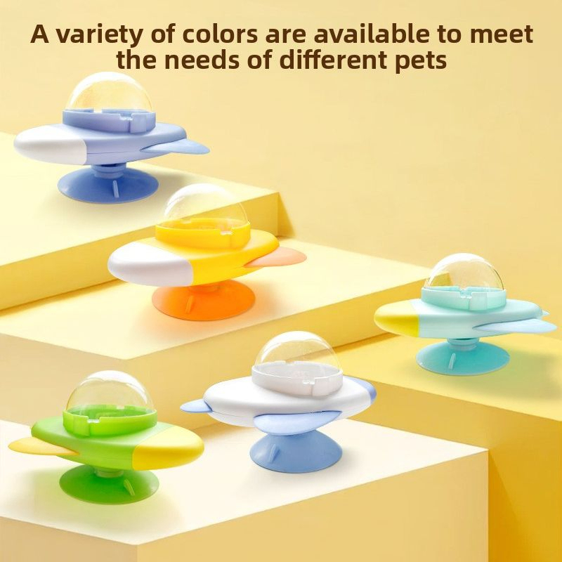 Plastic Material Medium Size Interactive Cat Toy with Boxed Packaging for Pet Food Dispenser