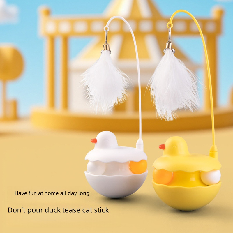 Interactive Wobble Cat Toy with Plastic Material for Engaging Playtime and Medium Size Exercise
