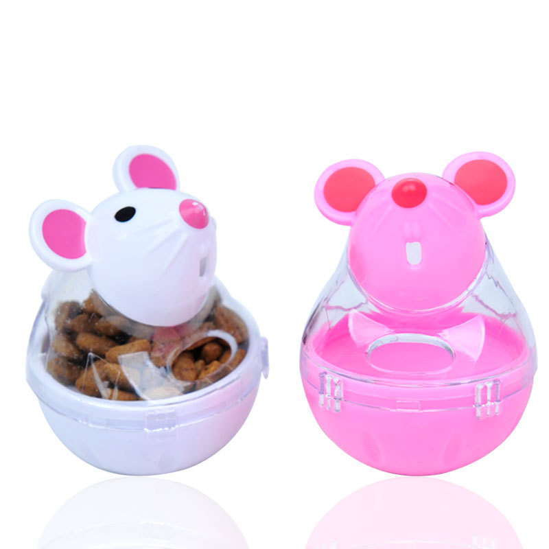Interactive Cat Toy with Plastic Material and Medium Size for Slow Feeding and Puzzle Fun