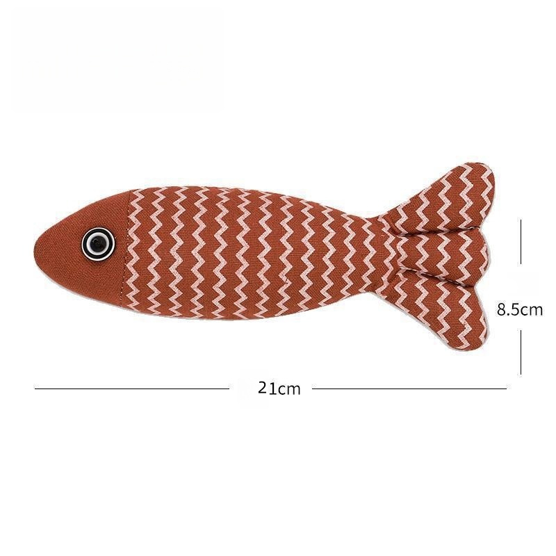 Factory Direct Sale Multi Color Cotton Material Medium Size Interactive Cat Toy with Catnip for Playful Pets