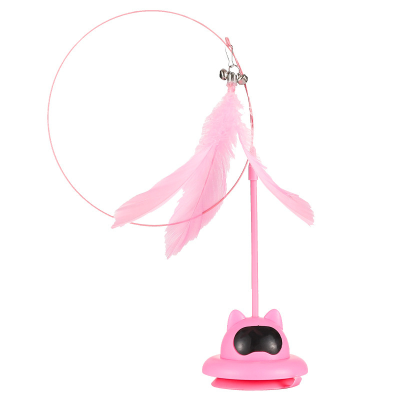 Medium Size Cat Teaser Toy with Soft Feathers for Agile Playtime Interactive Fun